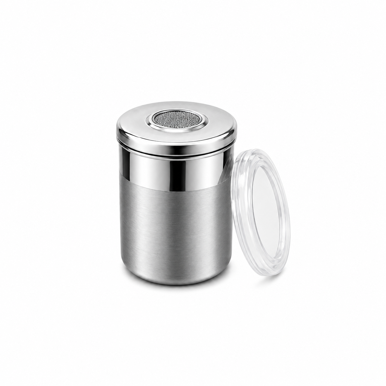 Culinex Stainless Steel Portable Small 120ml Fine Seasoning, Salt / Pepper Dispenser - 6 x 5 cms for Masala, Icing Sugar, Seasoning, Condiments