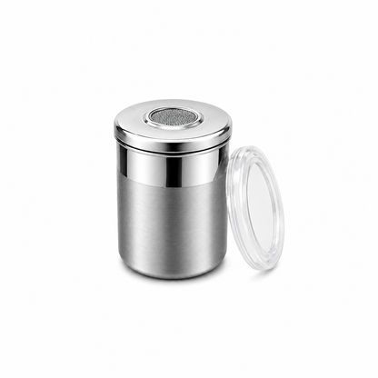Culinex Stainless Steel Portable Small 120ml Fine Seasoning, Salt / Pepper Dispenser - 6 x 5 cms for Masala, Icing Sugar, Seasoning, Condiments