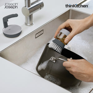 Joseph Joseph Palm Scrub Washing-up Brush - Grey