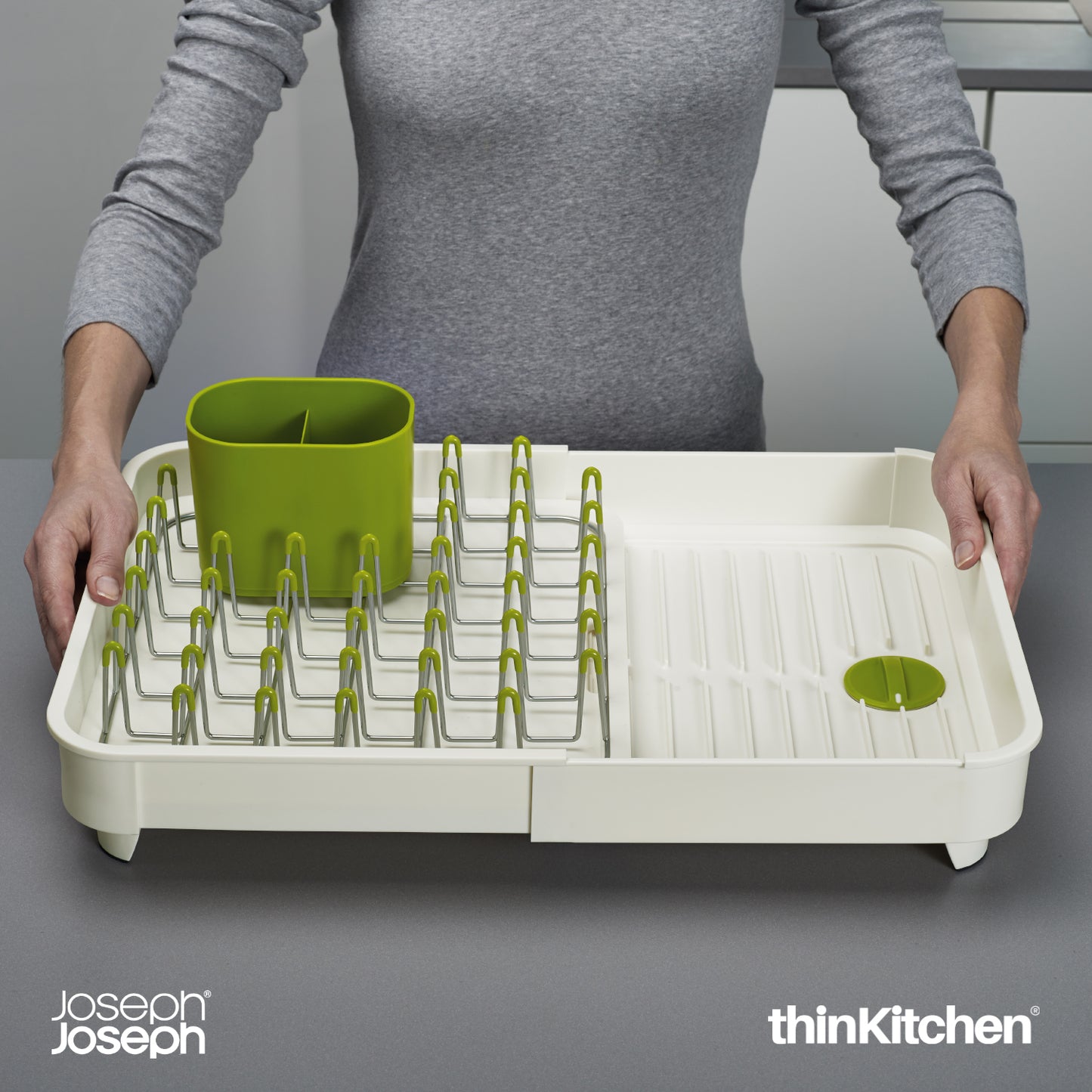 Joseph Joseph Expandable Dish Rack White