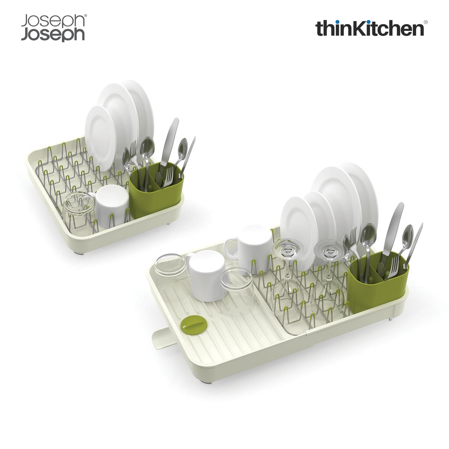 Joseph Joseph Expandable Dish Rack White
