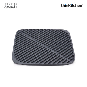 Joseph Joseph Flume Small Dish Draining Mat- Grey