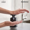 Premium International Presto Stainless Steel Liquid Soap Dispenser with Large Pump for Bathroom, Kitchen Sink - Grey, 250ml | For thinKitchen