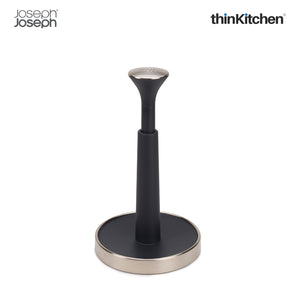 Joseph Joseph Push&Tear Kitchen Roll Holder, Grey