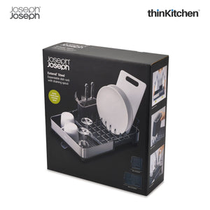 Joseph Joseph Extend Steel Dish Rack, Grey