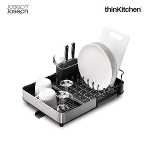 Joseph Joseph Extend Steel Dish Rack, Grey