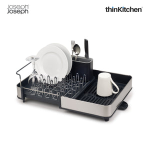 Joseph Joseph Extend Steel Dish Rack, Grey