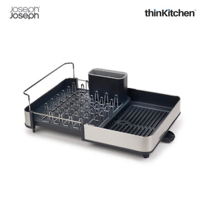 Joseph Joseph Extend Steel Dish Rack, Grey