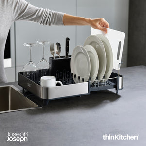 Joseph Joseph Extend Steel Dish Rack, Grey
