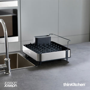Joseph Joseph Extend Steel Dish Rack, Grey