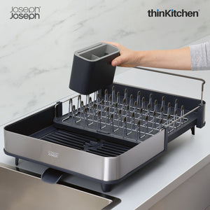 Joseph Joseph Extend Steel Dish Rack, Grey
