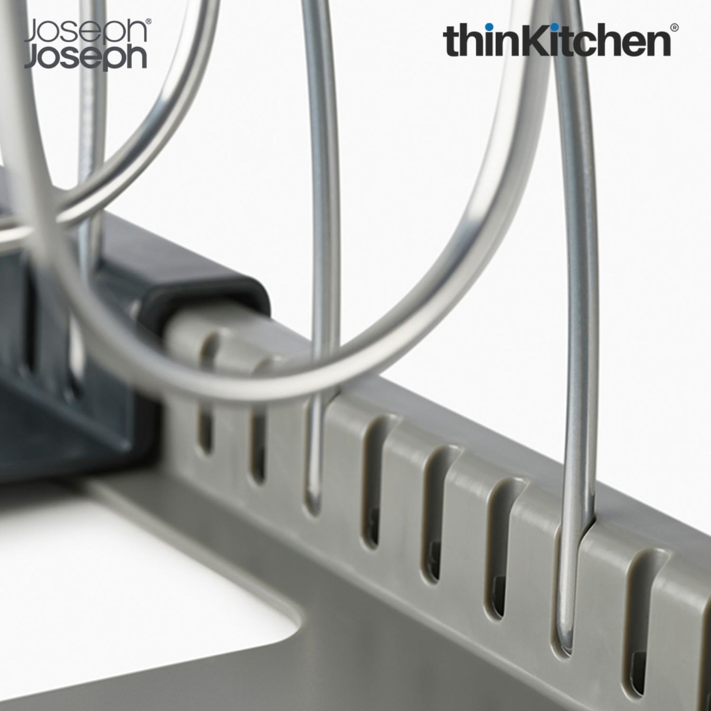 Joseph Joseph Expanding Cookware Organizer for Pots, Pans & Lids - Grey