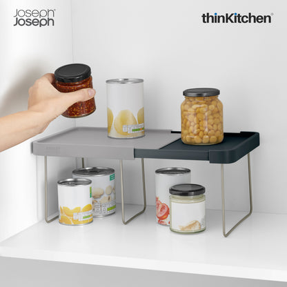 Joseph Joseph Cupboardstore Expandable Shelf Grey