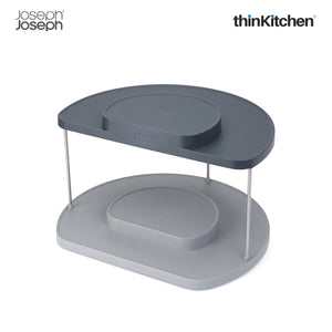 Joseph Joseph CupboardStore 2-tier Rotating Organiser - Grey