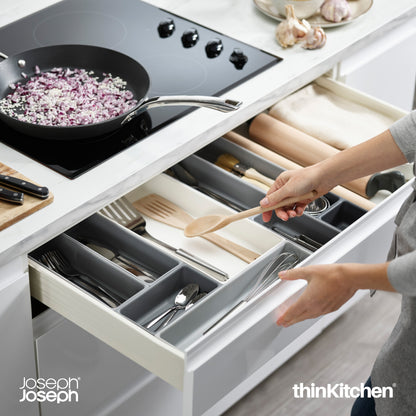 Joseph Joseph Blox 10 Piece Drawer Organiser Set Grey