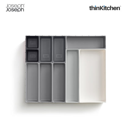 Joseph Joseph Blox 10 Piece Drawer Organiser Set Grey