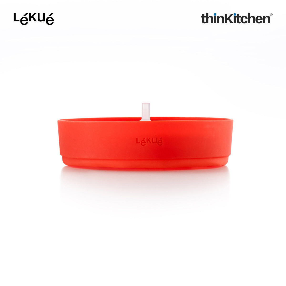 LÉKUÉ Premium Microwave Popcorn Maker 2.8L, Platinum Silicone Foldable Popcorn Bowl, Dishwasher Safe - 2