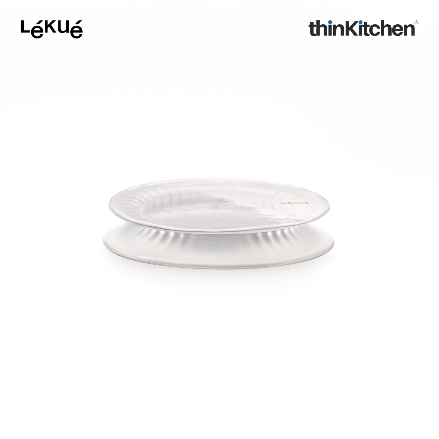 LÉKUÉ Premium Platinum Silicone Stretch Lids Set of 3 | Airtight Reusable Food Covers 11–24cm