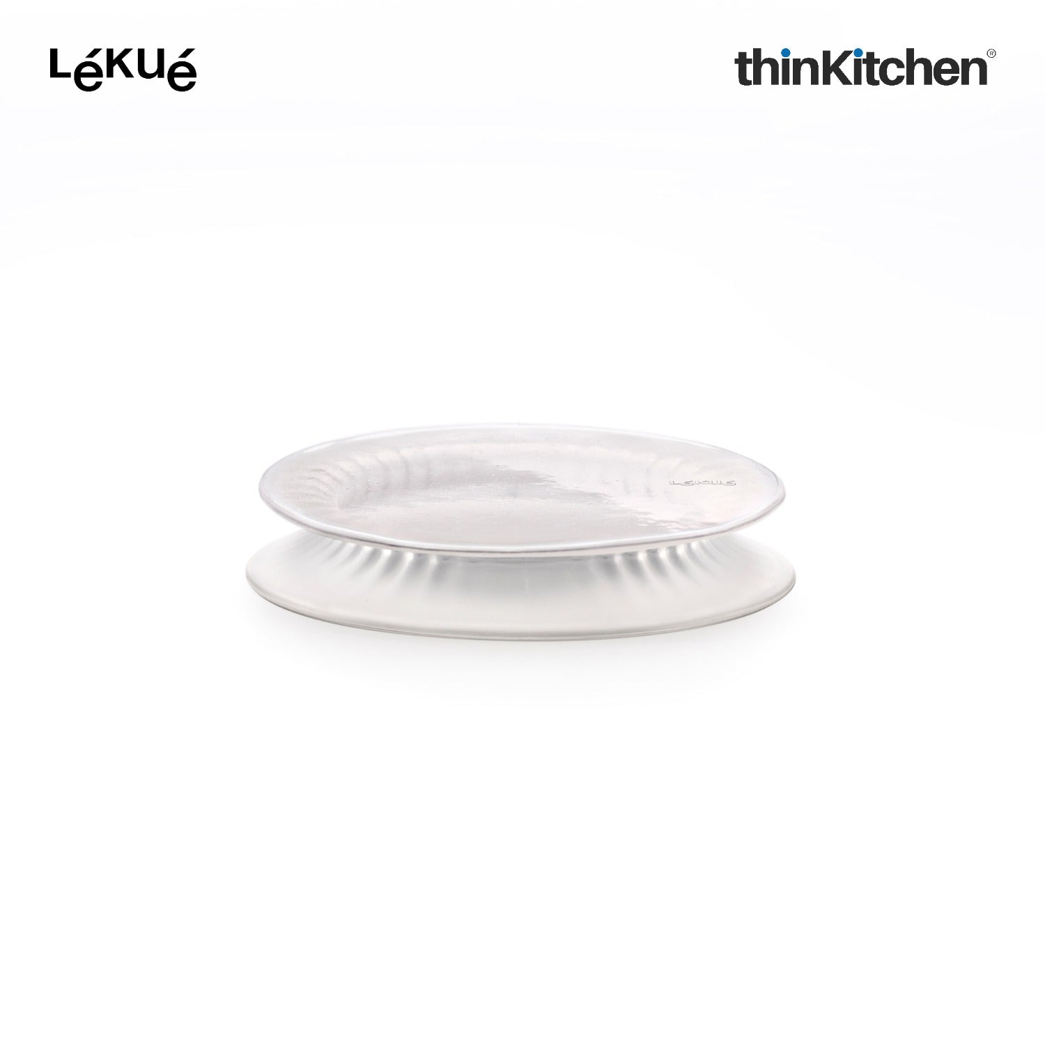 LÉKUÉ Premium Platinum Silicone Stretch Lids Set of 3 | Airtight Reusable Food Covers 11–24cm - 1