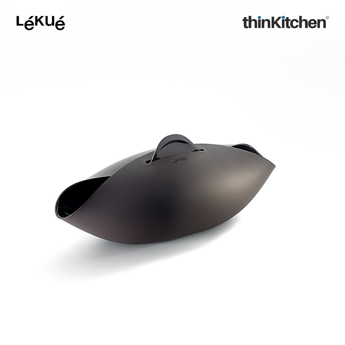 LÉKUÉ Bread Maker, Platinum Silicone Brown Bread Baking Bowl 600ml, Knead & Bake in One, Oven & Microwave Safe