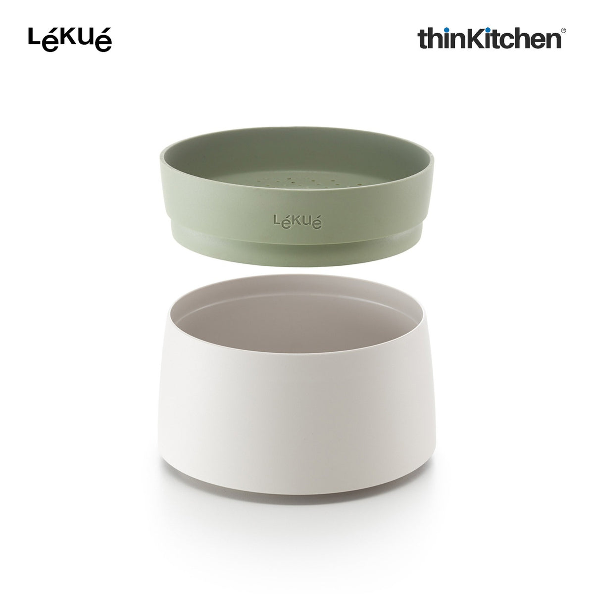 LÉKUÉ Premium Microwave Quick Quinoa & Rice Cooker 1L for Up to 4 Servings, Dishwasher Safe - 1