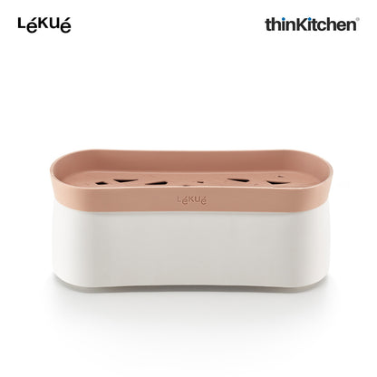 LÉKUÉ Premium Microwave Pasta Cooker - 1.5L, Cooks Up to 4 Servings in 10 Minutes, Drain & Serve