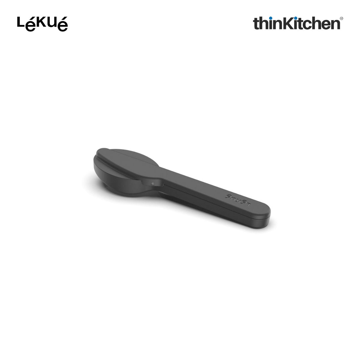 LÉKUÉ Premium 3 Pcs Portable Travel Cutlery Set with Case - Stainless Steel Fork, Knife & Spoon