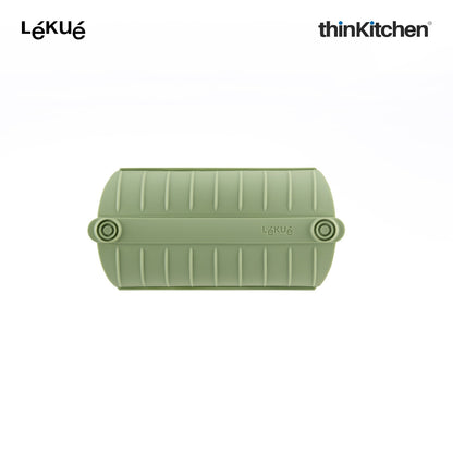 LÉKUÉ Premium Steam Cooker, Platinum Silicone Microwave Steamer for Speed Cooking, Ideal for 1–2 Servings