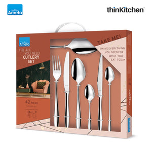 Amefa Ariane Stainless Steel Cutlery Set, 42-pc