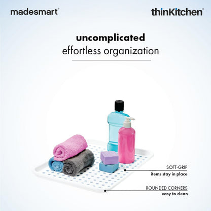 Madesmart Undersink Drip Tray For Cabinets, White