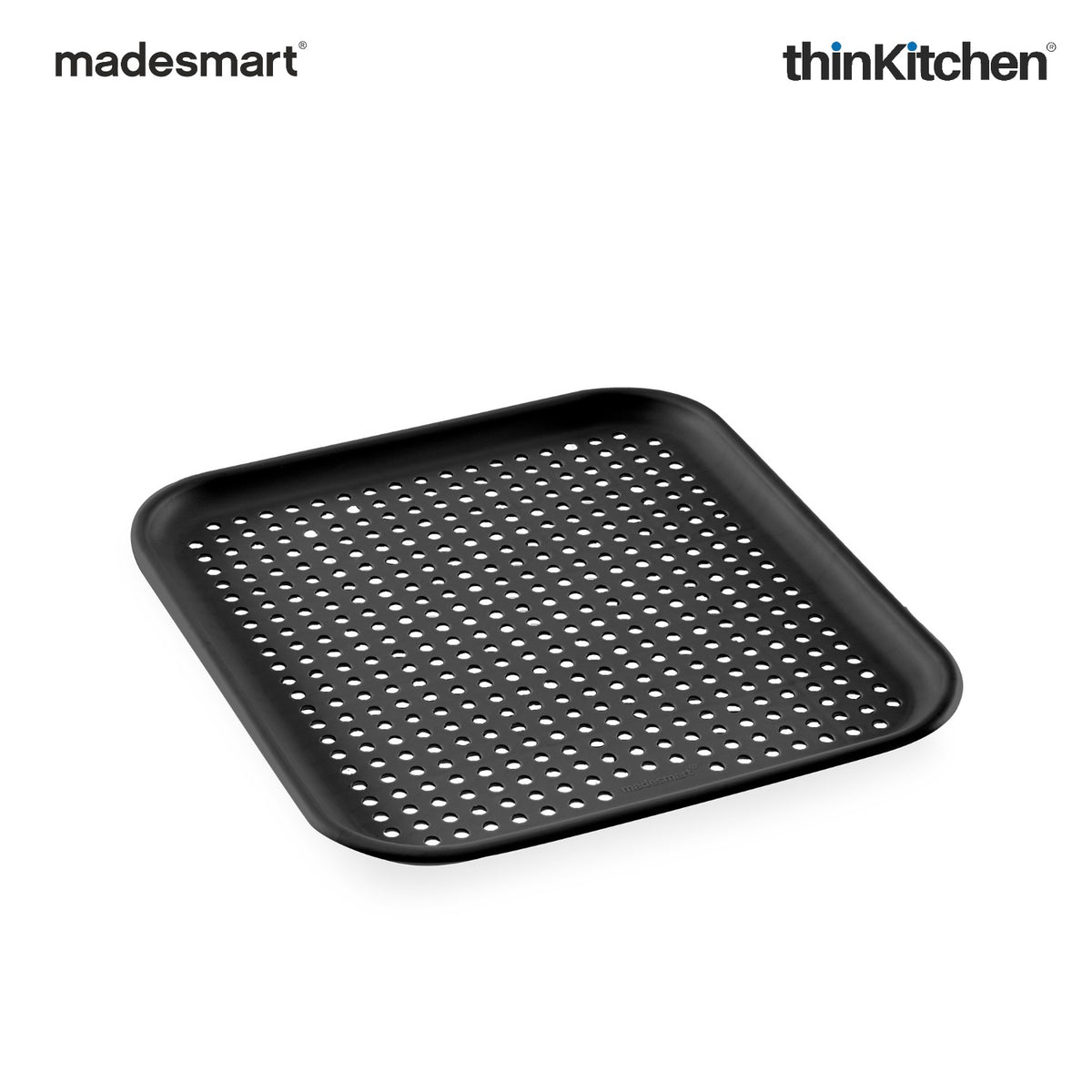 Madesmart Elevated Sink Mat With Soft Cushioned Surface, Carbon