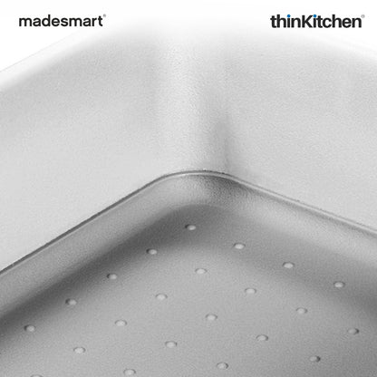 Madesmart Expandable Cutlery Tray, 6 To 8 Compartments, Kitchen Drawer Organizer - White