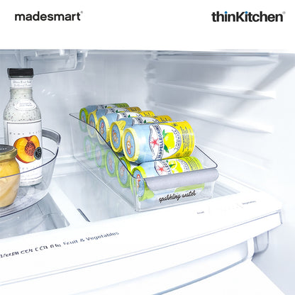 Madesmart Premium Soda Can Organizer And Dispenser, Clear