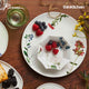 Rosanna Arcadia Appetizer Plates, Set of 4