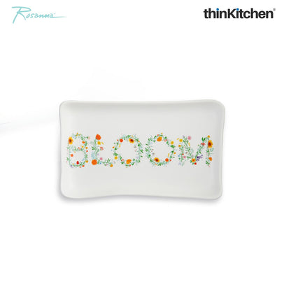 Rosanna Ceramic Bloom Butter Dish, 12.7cm
