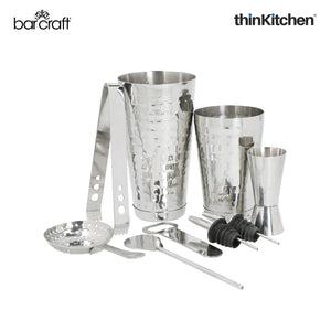 BarCraft Stainless Steel 8-pc Boston Cocktail Set