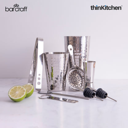 BarCraft Stainless Steel 8-pc Boston Cocktail Set