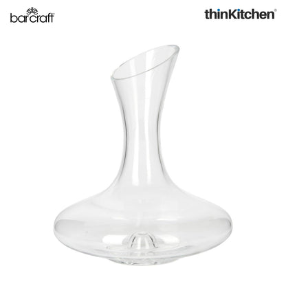 BarCraft Deluxe Glass Wine Decanter, 1.5 Litres, Gift Boxed