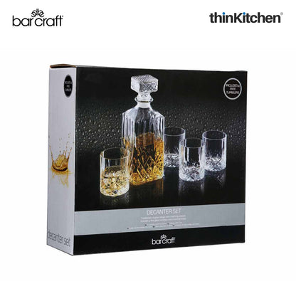 Barcraft Cut Glass Decanter Set