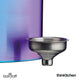 BarCraft Exotic Rainbow Hip Flask with Easy Pour Funnel, 100ml