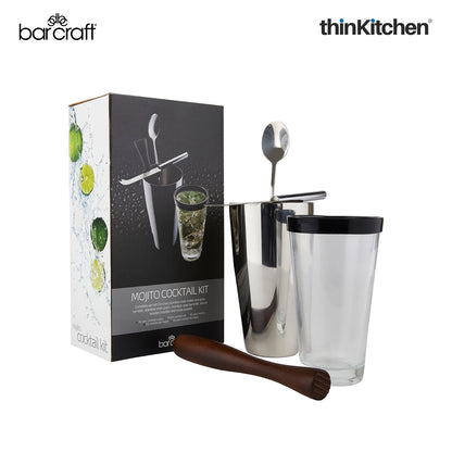 Barcraft 4 Pc Mojito Cocktail Set