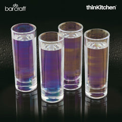 Premium 4 Piece Tall Shot Glasses for Drinks ,60ml each