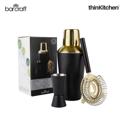 BarCraft Cocktail Making Set Of 3