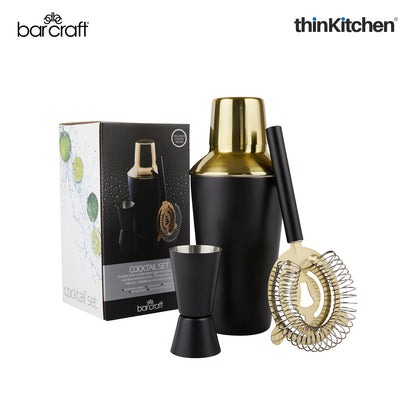 Barcraft 3 Pc Cocktail Making Set