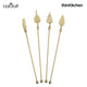 BarCraft Antique Gold Finish 4-pc Cocktail Stirrers