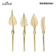 BarCraft Antique Gold Finish 4-pc Cocktail Stirrers