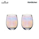 BarCraft Iridescent Glass Tumblers, Set of 2, 600ml