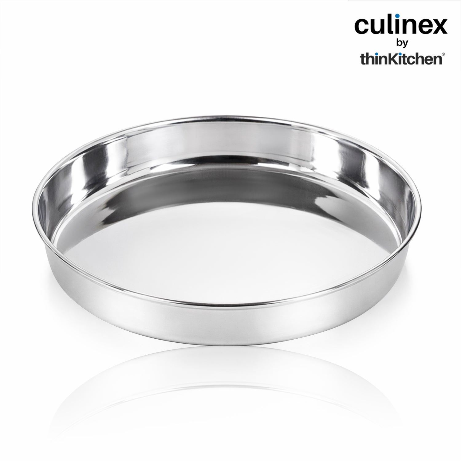 Premium 9.4" Stainless Steel Round Cake Pan, Baking Dish, Cake Mould| Baking Tools By thinKitchen - 5