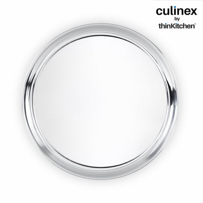 Premium 9.4" Stainless Steel Round Cake Pan, Baking Dish, Cake Mould| Baking Tools By thinKitchen