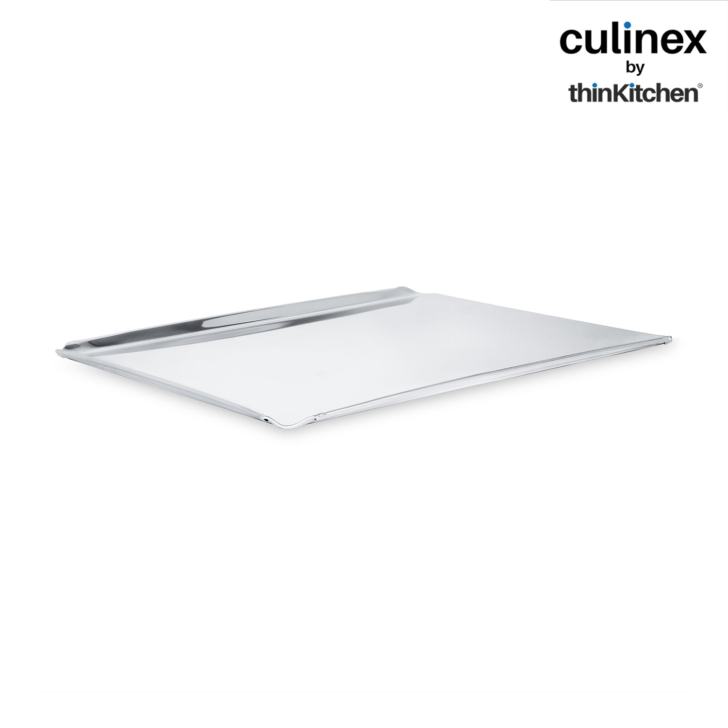 Culinex Stainless Steel Rectangle Premium Cookie Sheet Tray for Baking, 14.5 inches | Rustproof Bakeware, Baking Tools By thinKitchen - 3